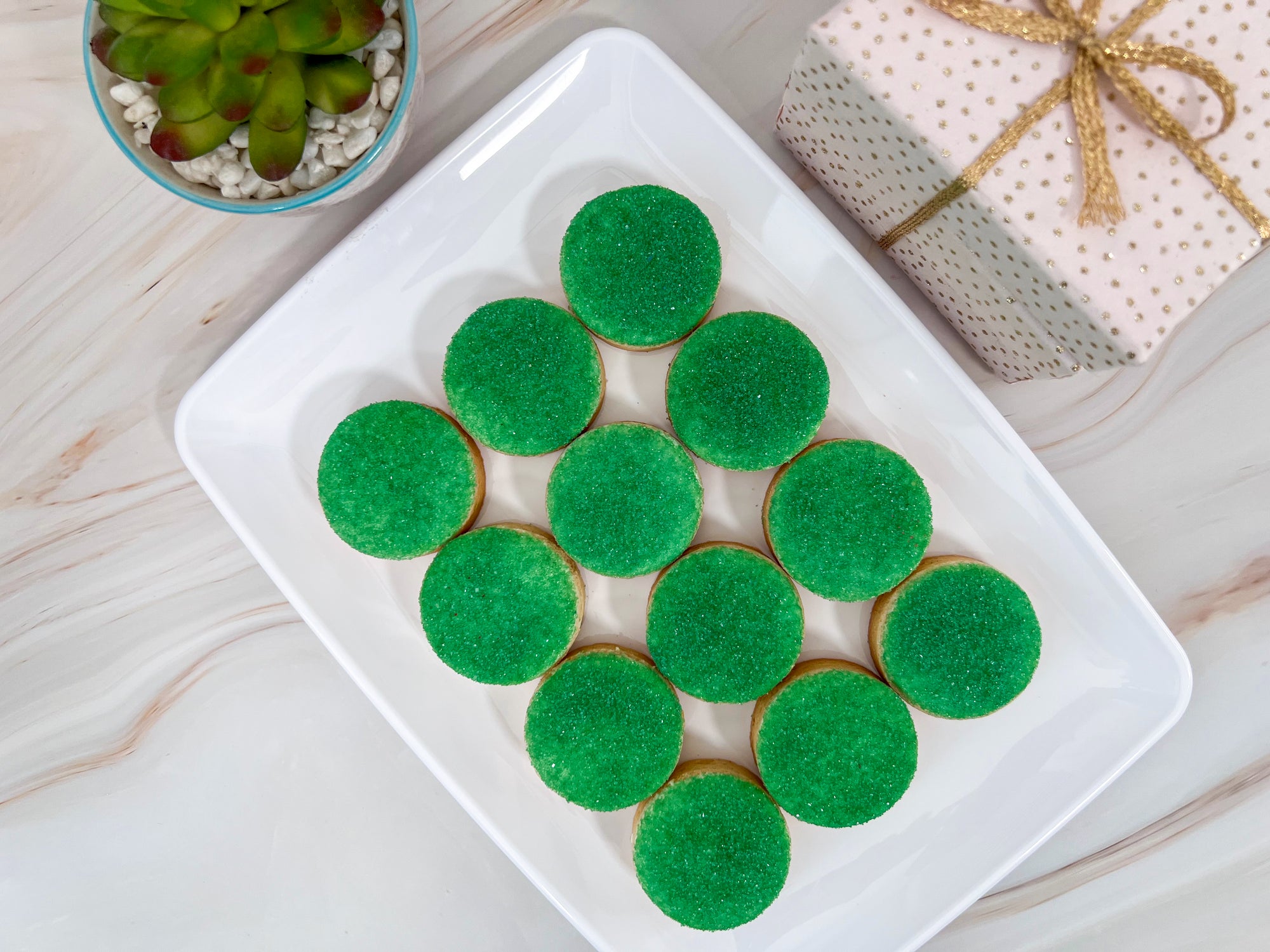 Heaven's Rainbow Cookie Gift Box -  Sprinkled Cookies