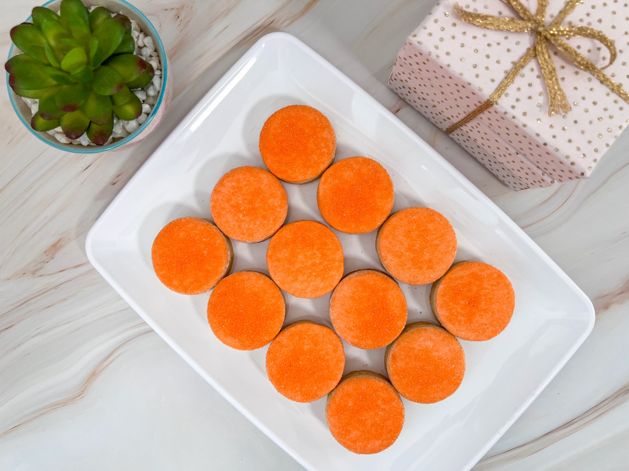 Heaven's Rainbow Cookie Gift Box -  Sprinkled Cookies