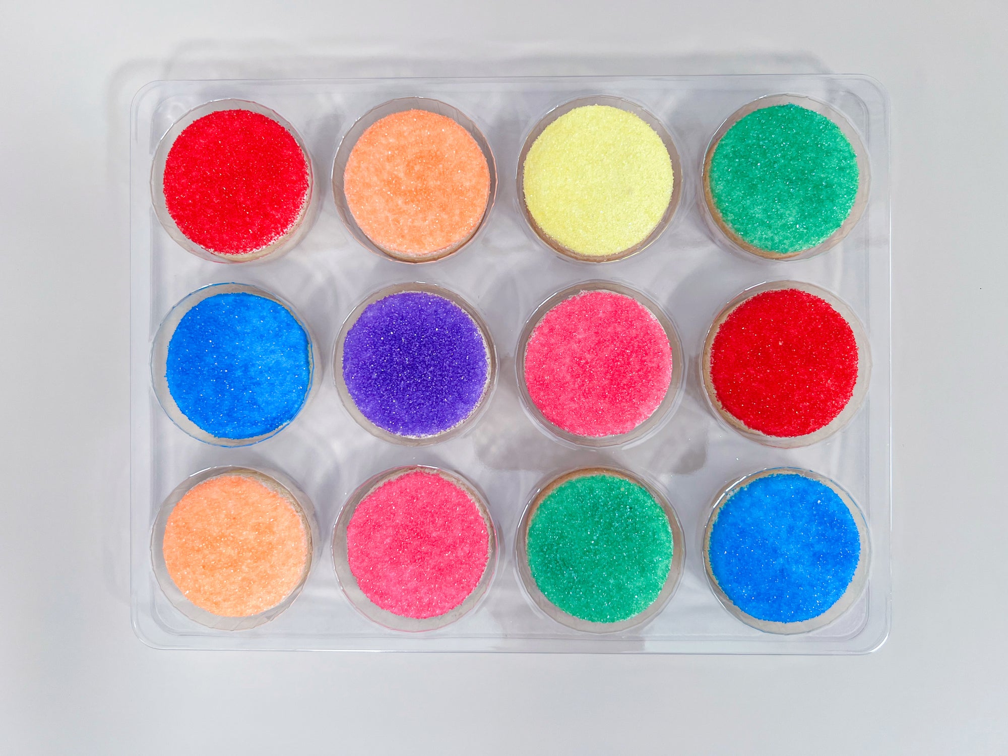 Heaven's Rainbow Cookie Gift Box -  Sprinkled Cookies